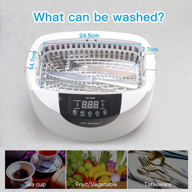 เครื่องทำความสะอาดด้วยคลื่นเสี - Ultrasonic Jewelry Cleaner Digital Timer บทวิจารณ์และราคา