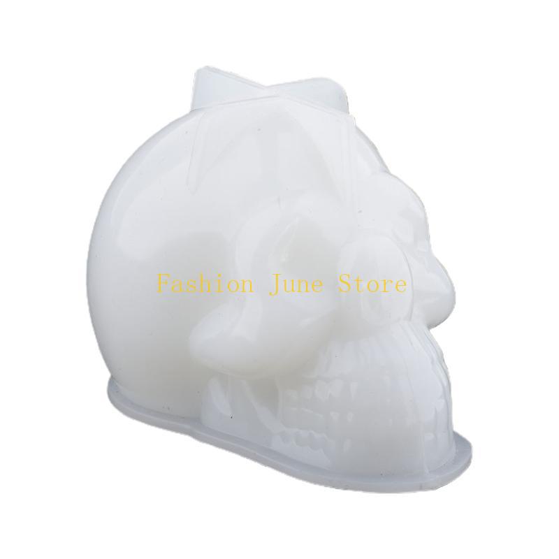 N5KA Skull อีพ็อกซี่เรซินแม่พิ - Casting Mold Jewelry Silicone Rubber บทวิจารณ์และราคา
