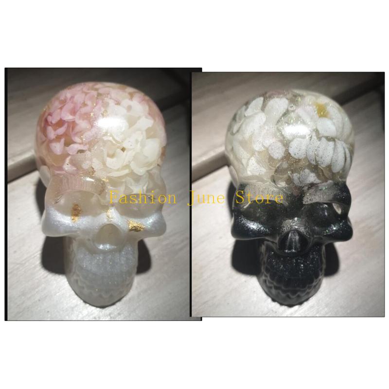 N5KA Skull อีพ็อกซี่เรซินแม่พิ - Casting Mold Jewelry Silicone Rubber บทวิจารณ์และราคา