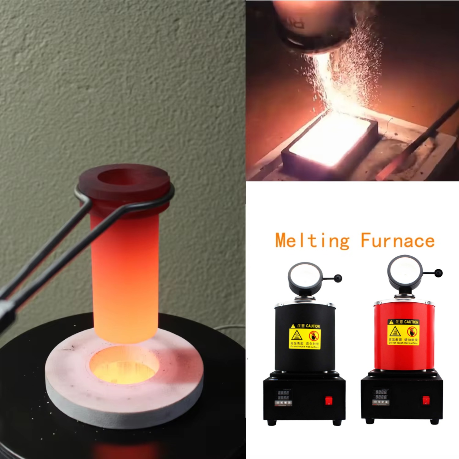 NIUPIKA เตาหลอมทองไฟฟ้าพร้อมเบ - Gold Melting Furnace Crucible 2Kg บทวิจารณ์และราคา